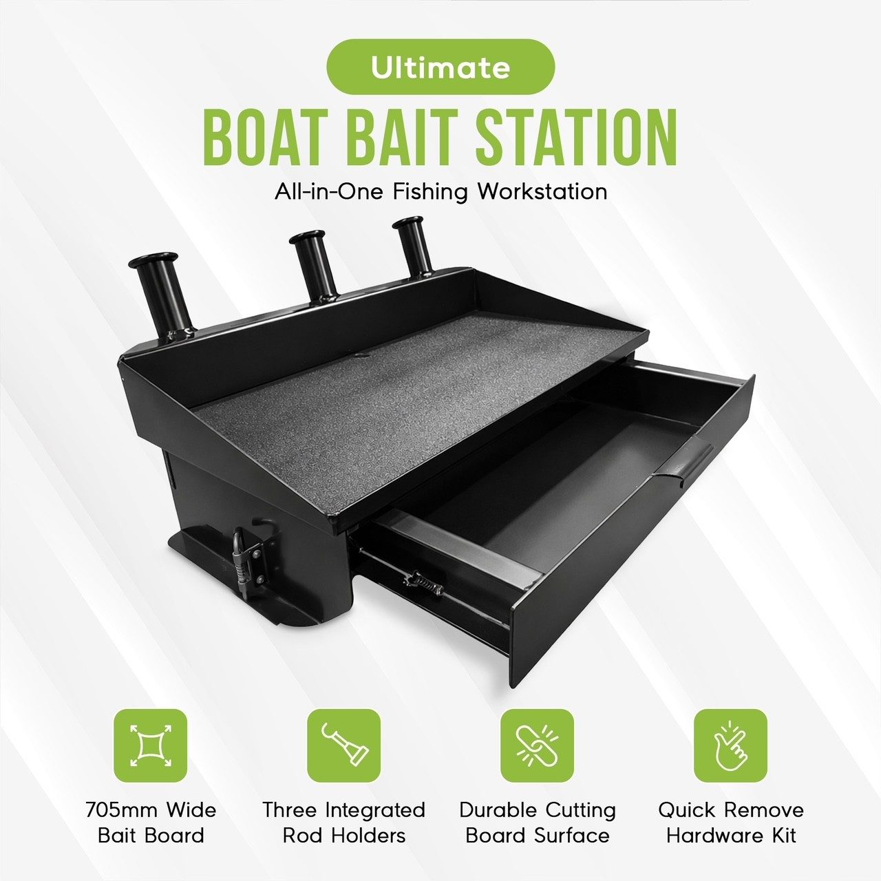 Large Bait Station Alloy Powder Coated