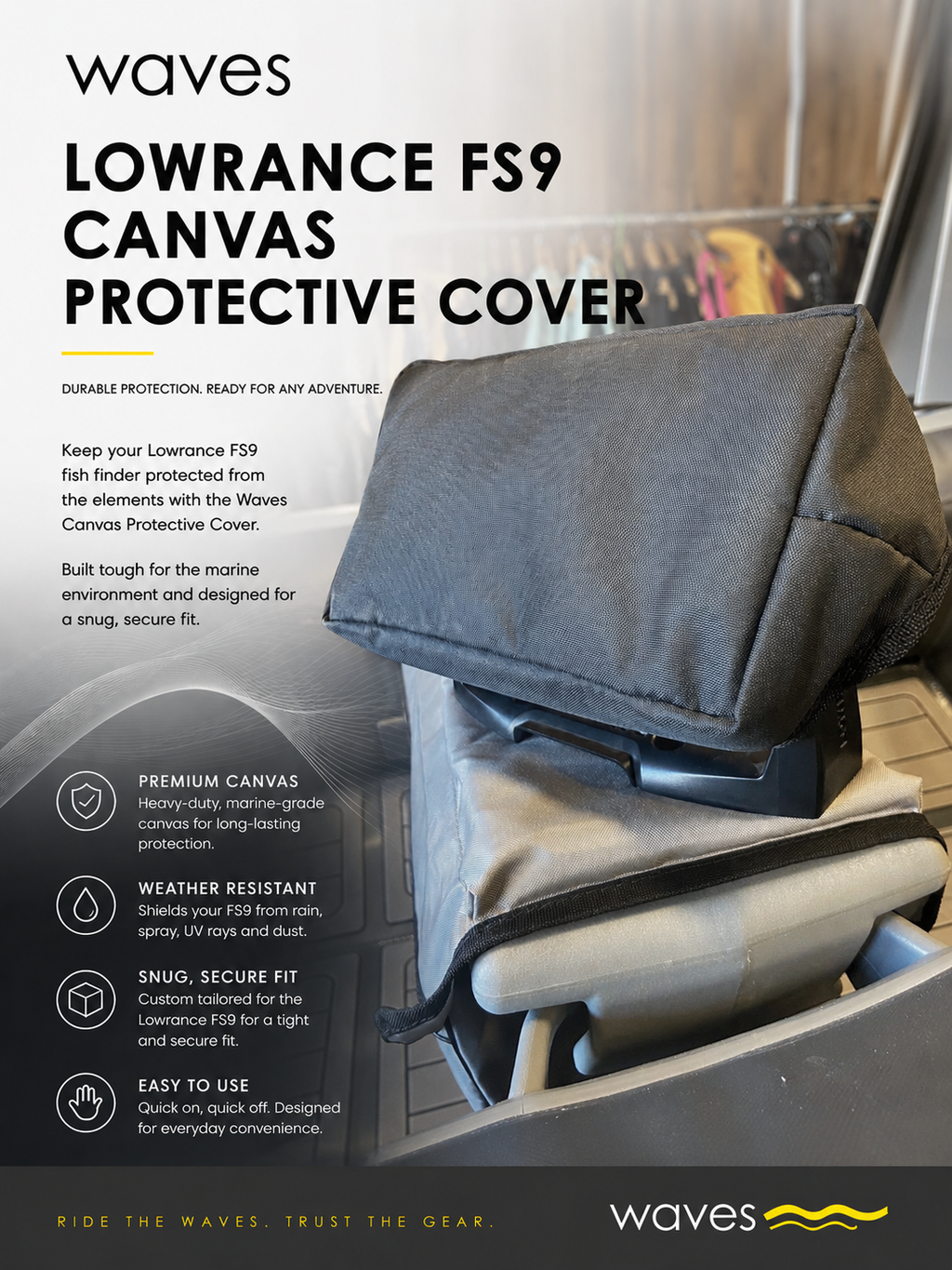 Lowrance Elite FS9 Protection Cover - NZ Made