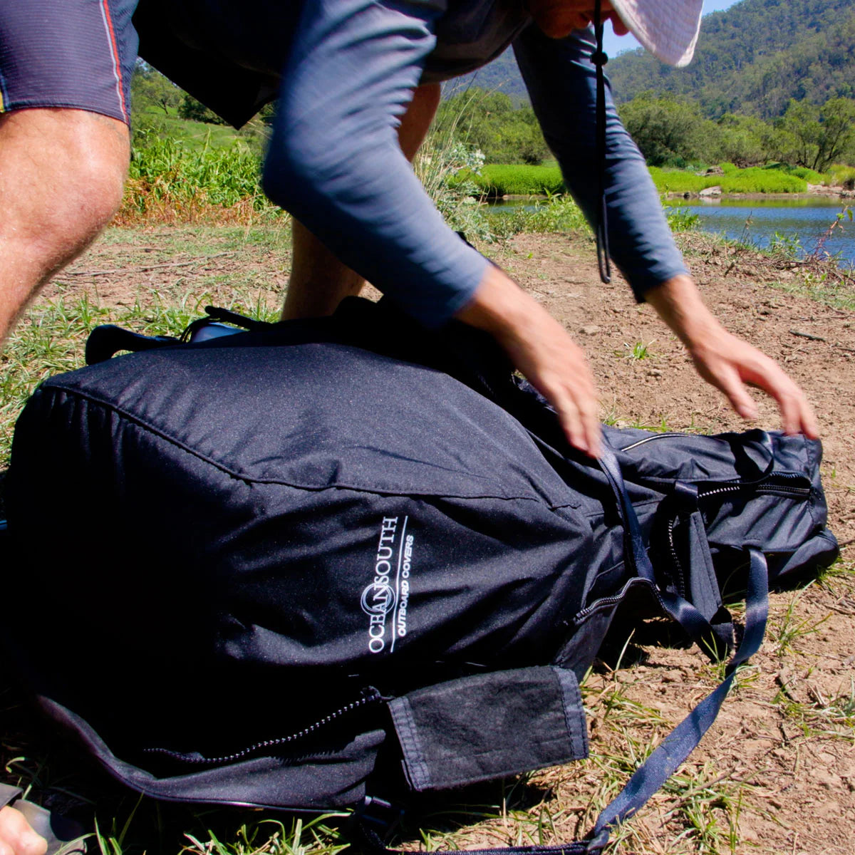 Canvas Outboard Engine HD Carry Bag